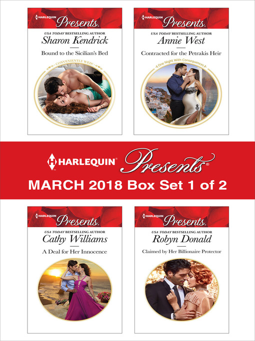 Title details for Harlequin Presents March 2018--Box Set 1 of 2 by Sharon Kendrick - Available